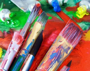 "Bright Bold Colorful Paint: Be the Artist"